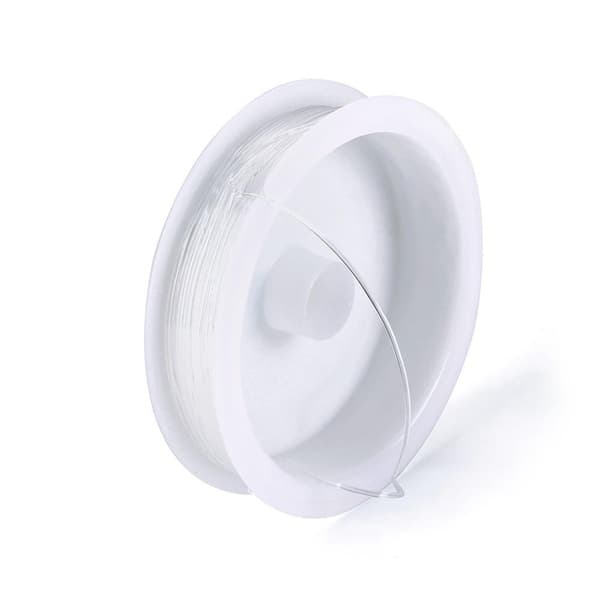 2-pak Transparent elastisk tråd til smykkefremstilling – 0,8