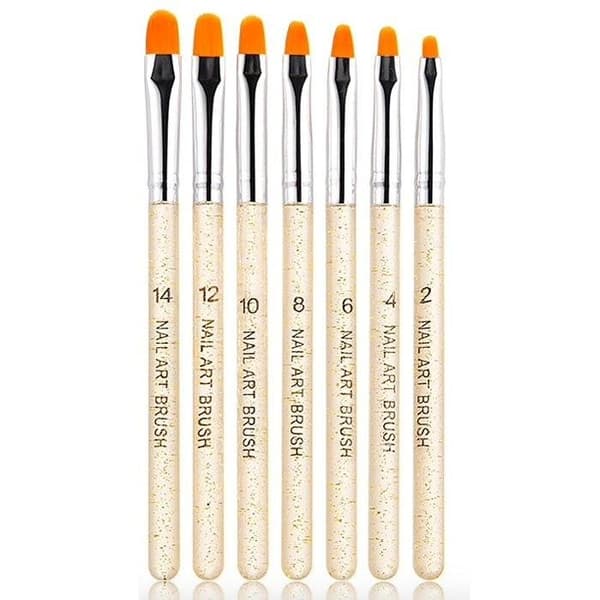 Negleværktøj - 7 Pensler & 5 Dotting Tools til Perfekt