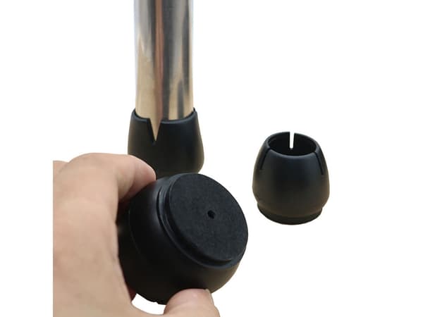 Stolefødder møbelglidere silikone/filt til runde ben 12–16 mm, 16-pack