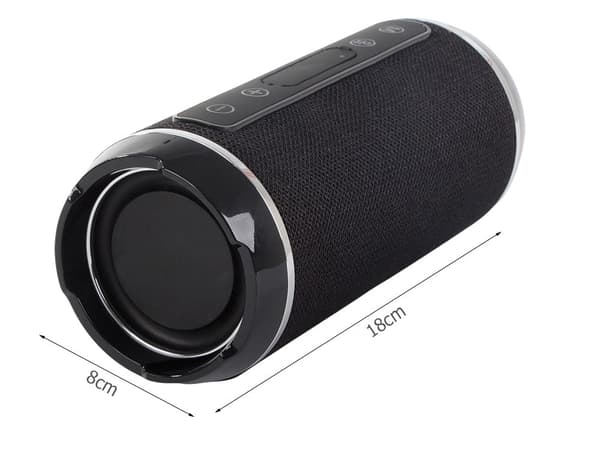 Bluetooth-kaiutin boombox 2x5 W FM/USB/AUX microSD musta