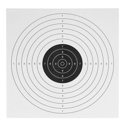 Skjutmål träningstarget 50x50 cm offsetpapper 80 g/m² 100-pack