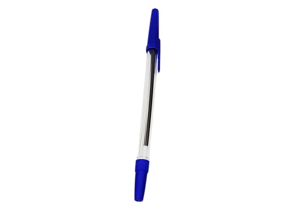 Kulspetspennor blå 10-pack 1 mm spets 0,4 mm linjebredd