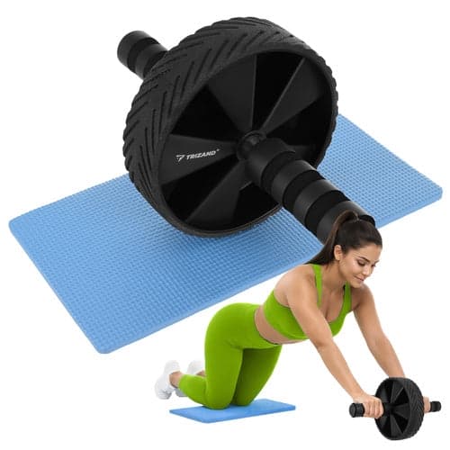ABS-harjoituspyörä roller 28 cm polvialustalla musta