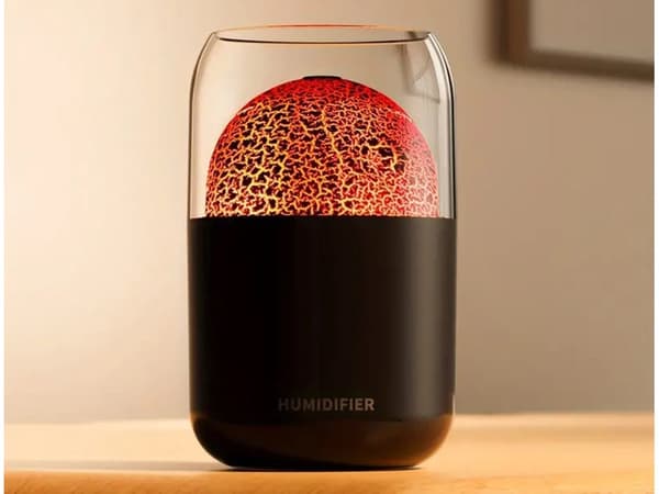 Luftfugter 300 ml med aromaterapi LED-lys USB 14,5 x 8,5 cm