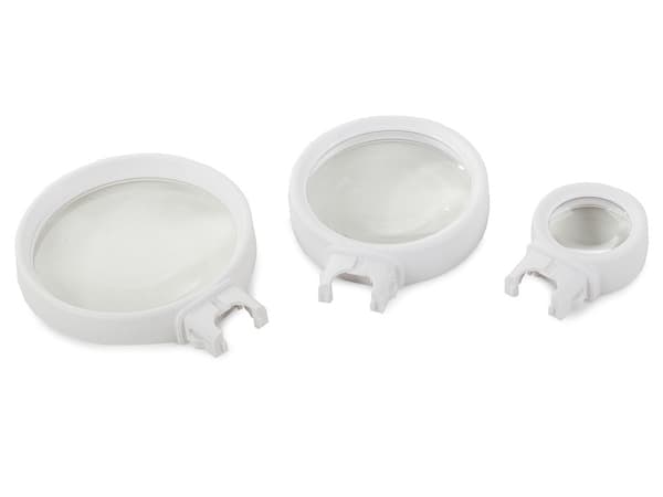 Bordslupp med LED 2-i-1 handlupp 3 linser 2,5x/5x/16x
