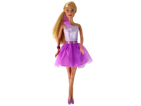 Modedocka Lucy 30 cm med skoskåp, 13 par skor, 2 väskor & hårborste