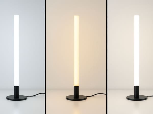 LED-gulvlampe 40 cm USB dæmpbar 3 lysindstillinger sort