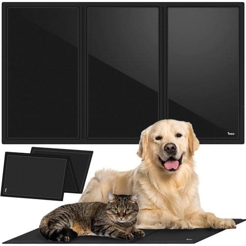 Selvkølende kølemåtte til hund/kat 88x49,5 cm sort