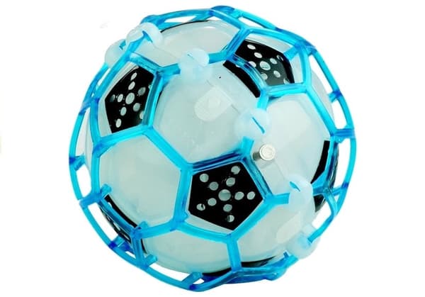 Hoppe-dansebold med LED-lys og lyd 12 cm, legetøj 3+ år