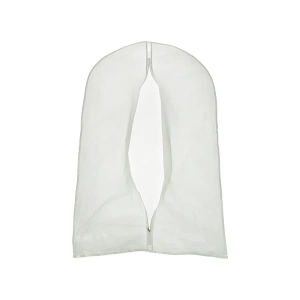 Klädöverdrag transparent polyester 80x60 cm med tryckknapp