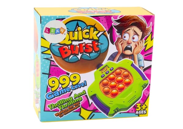 Pop-it spelkonsol med exploderande ballonger, 4 spellägen, 3+ år