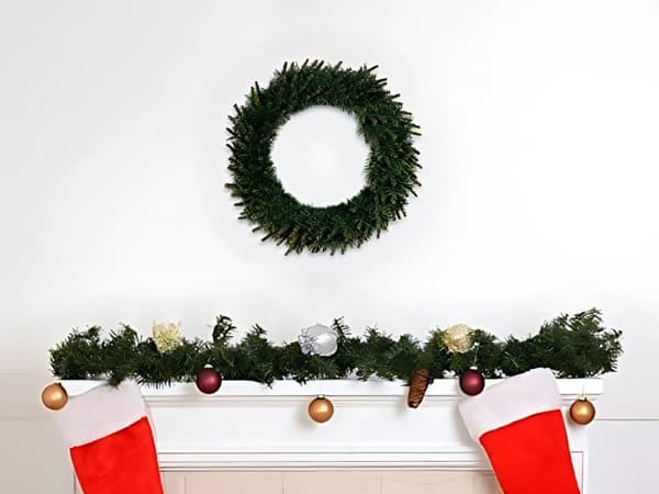 Julekrans grøn 50 cm