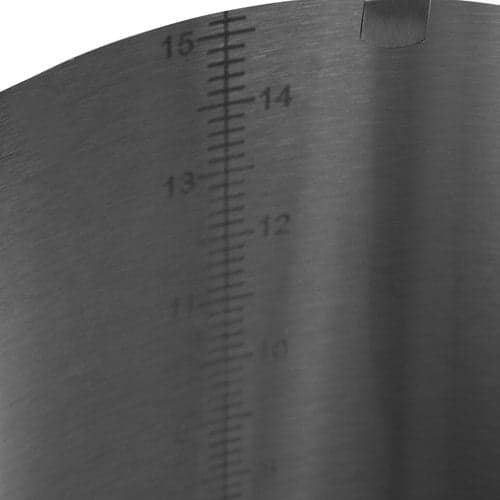 Justerbar kagering bageform rustfrit stål 15 cm, Ø16-30 cm