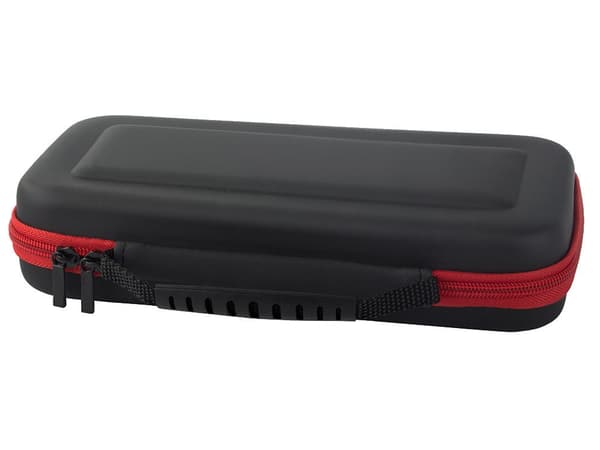 Nintendo Switch/OLED etui hårdt skal sort, plads til 10 spil