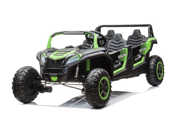 Batteribil 4x4 24V grøn terrænbuggy A033