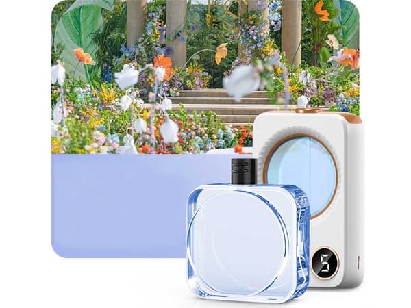 Doftrefill till USB-doftdiffuser floral aroma 50 ml transparent