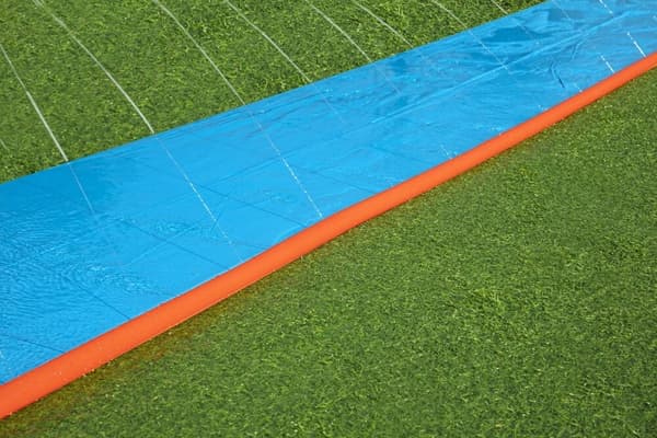 Vandrutsjebane med pool 488 cm PVC til børn