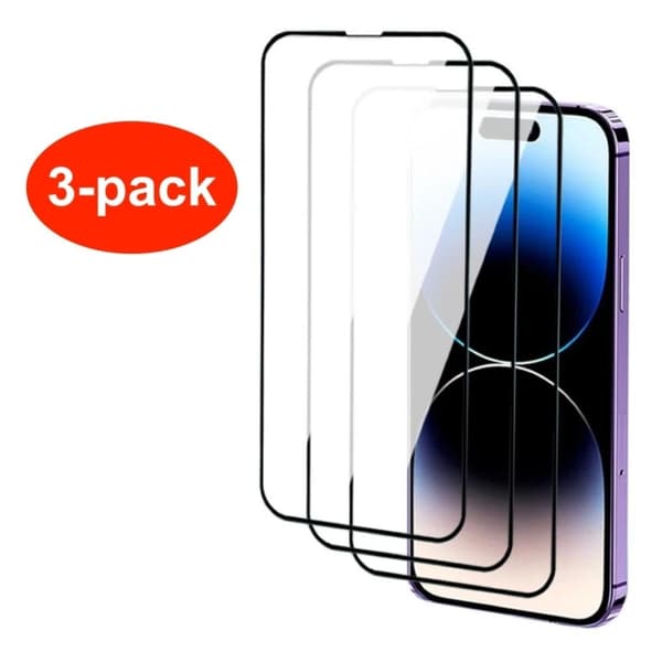 3-pack Tempered Glass Screen Protector for iPhone 13 Pro Max/14
