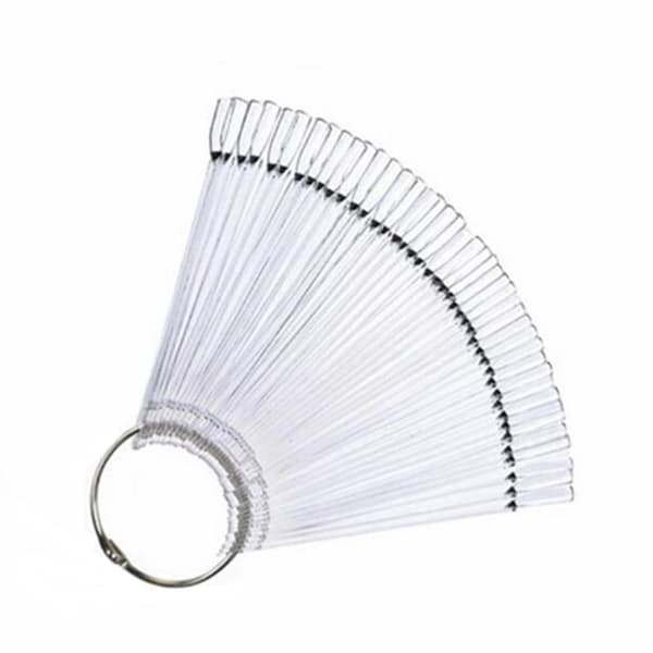 Visningstippar i plexi på ring 50-pack, 10,5 cm diameter