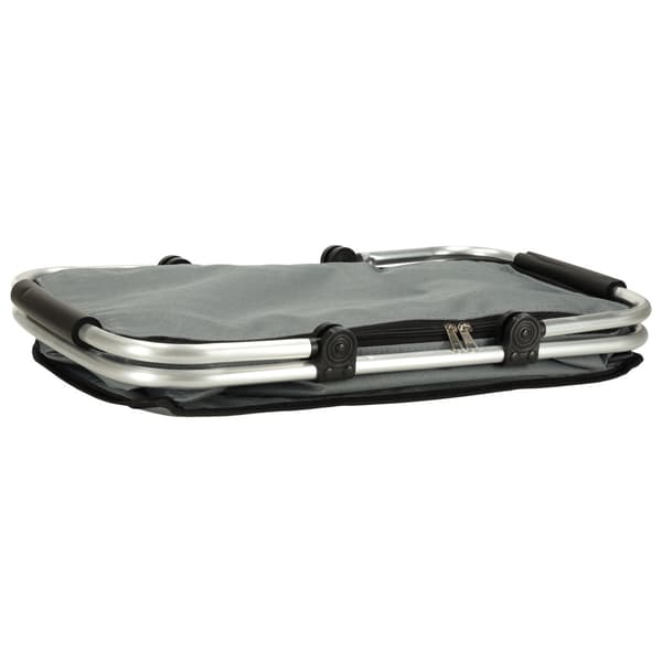 Termisk picknickkorg 32L fällbar med aluminiumram grå