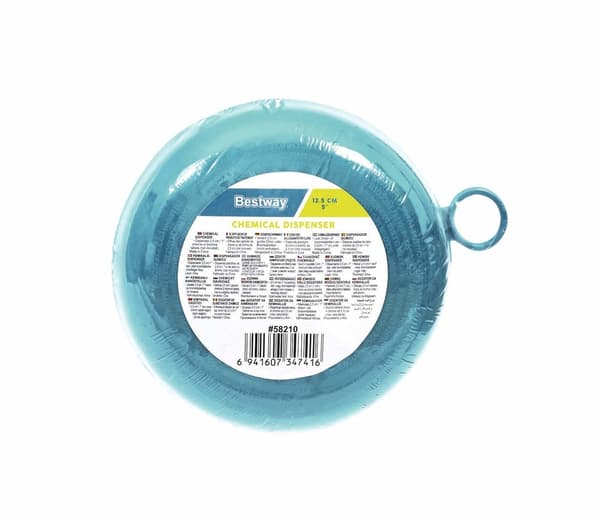 Flydende klor-/bromindispenser til pool med justerbar dosering 13 cm