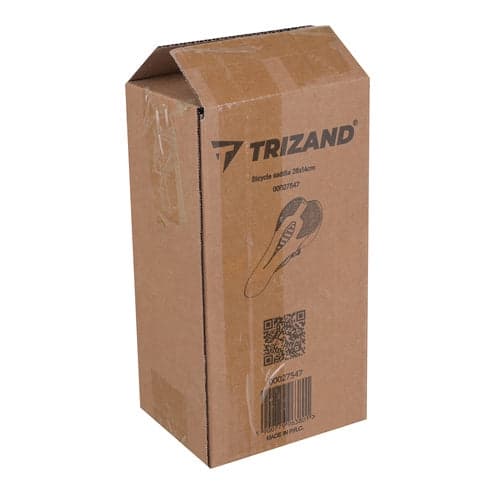 Cykelsadel ergonomisk blød polstring 28x14 cm sort universal