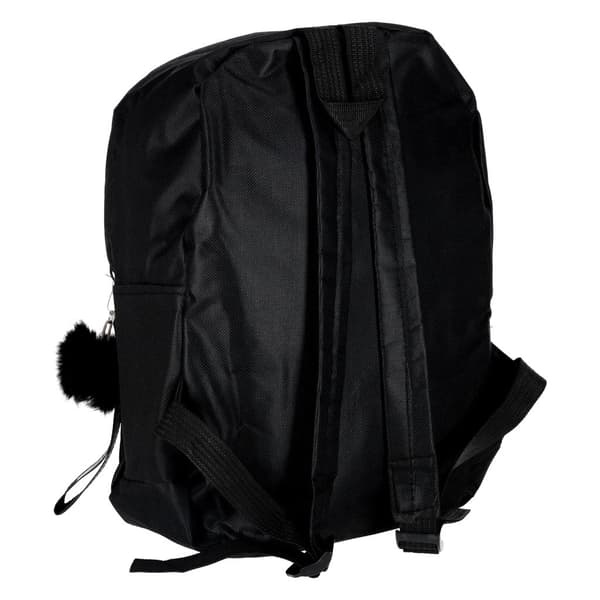 Ungdomsrygsæk sort 9L A4 1 rum 3 lommer polyester 600D
