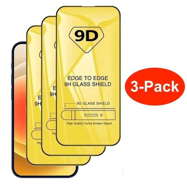 3-pack Tempered Glass Screen Protector for iPhone 13 Pro Max/14