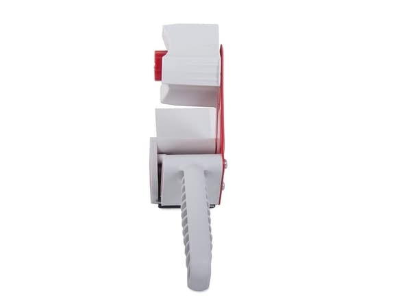 Tejpdispenser för packtejp max 50 mm med broms och justerbar spänning