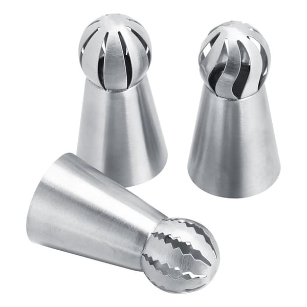 Store sprøjtetyller i rustfrit stål 3-pack 6,1x3,3 cm