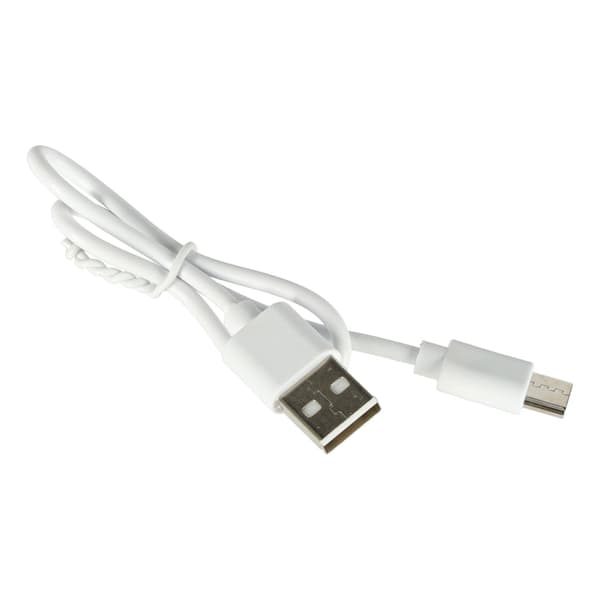 Mini USB-ventilator 2-i-1 hånd/bord 1200mAh USB-C sort