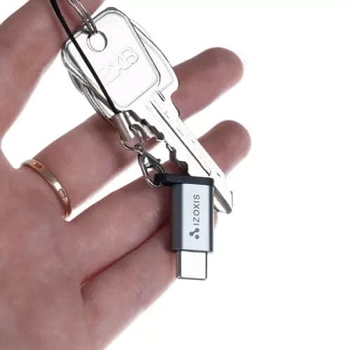 USB-C til Micro USB 2.0 adapter, han til hun, 2.1A 480Mbps
