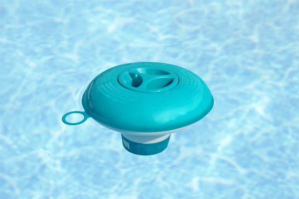 Flydende klor-/bromindispenser til pool med justerbar dosering 13 cm
