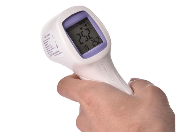 Beröringsfri infraröd febertermometer 1 s LCD minne