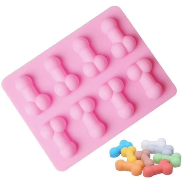 Silikoninen jääpalamuotti - Penis