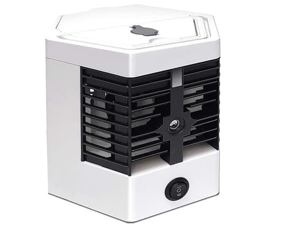 Mini luftkonditionering 2-i-1 USB med luftfuktare 8 W
