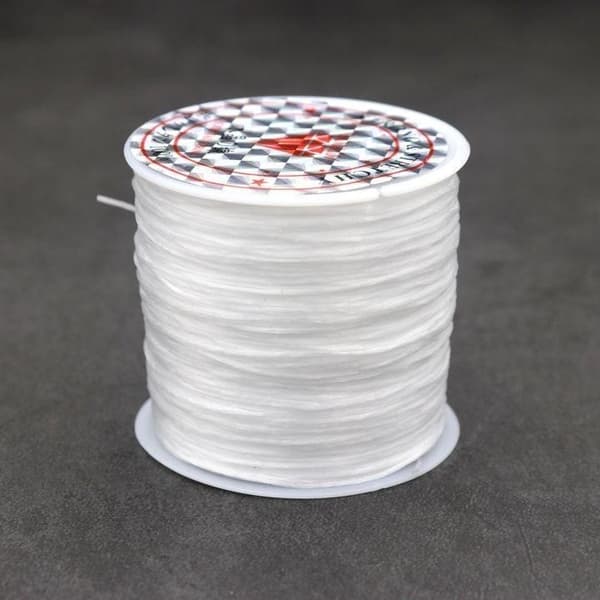 Elastisk Tråd til Smykker og Perler – 60m Perfekt til Halskæder