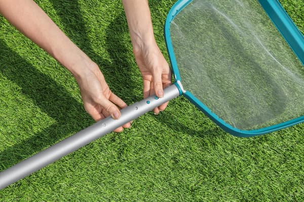 Poolrengøringsnet til blade og snavs, passer til poolstang 30 mm