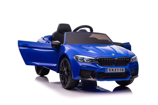 Batteridriven elbil BMW M5 Drift blå för barn
