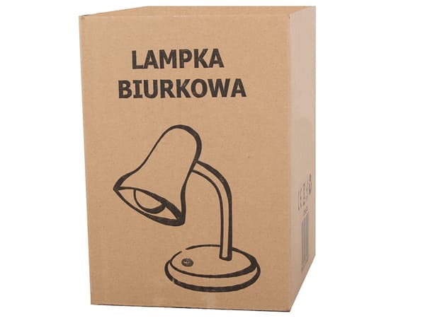 Skrivebordslampe E27 blå med justerbar arm 40 W