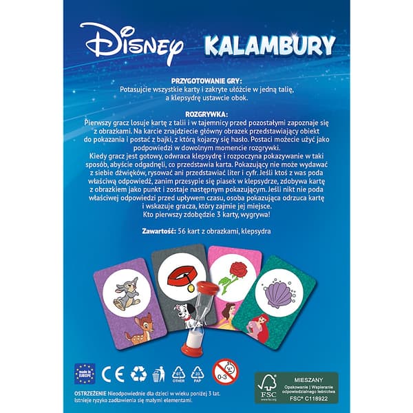 Gissningsspel Charades Disney sagoversion reseformat