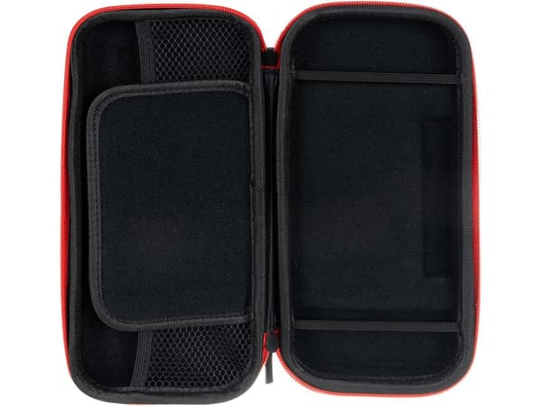 Nintendo Switch/OLED etui hårdt skal sort, plads til 10 spil