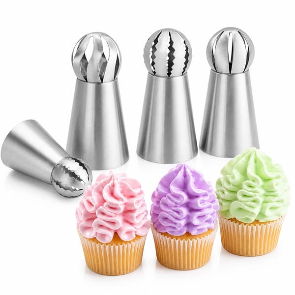 Store sprøjtetyller i rustfrit stål 3-pack 6,1x3,3 cm