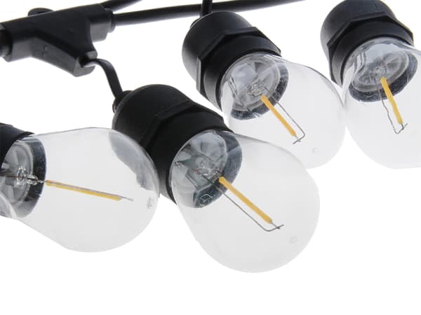 Ulkovalosarja 20 m 20 LED E27 lämminvalkoinen IP44