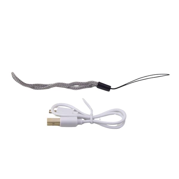 LED-taskulamppu zoomilla, 3 tilaa, ladattava micro-USB, 14 cm