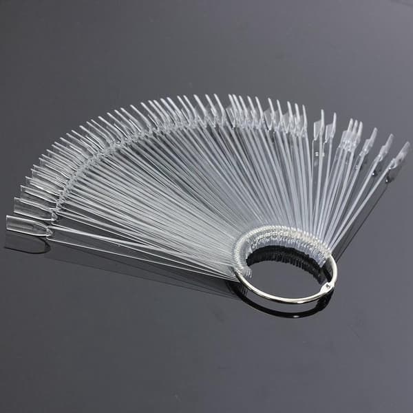 Visningstippar i plexi på ring 50-pack, 10,5 cm diameter
