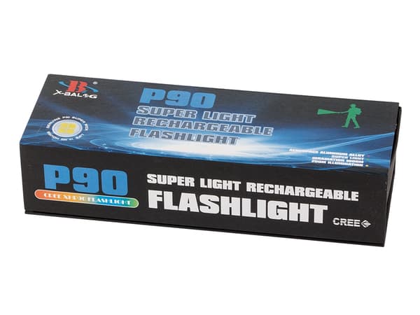 Taktinen LED-taskulamppu CREE XHP90 zoom USB-C IPX5 2 akulla