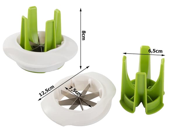 Fruktskärare 8 klyftor för citrus innerdiameter 7,5 cm