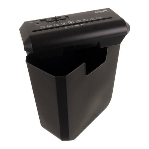 Dokumentmakulator 10L 6 ark A4 6 mm strimler sort