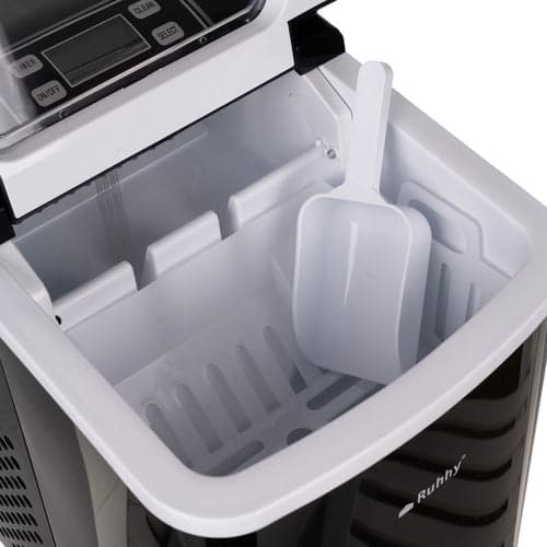 Ismaskine 12 kg/døgn 2 l 6 min LCD-timer selvrensning sort